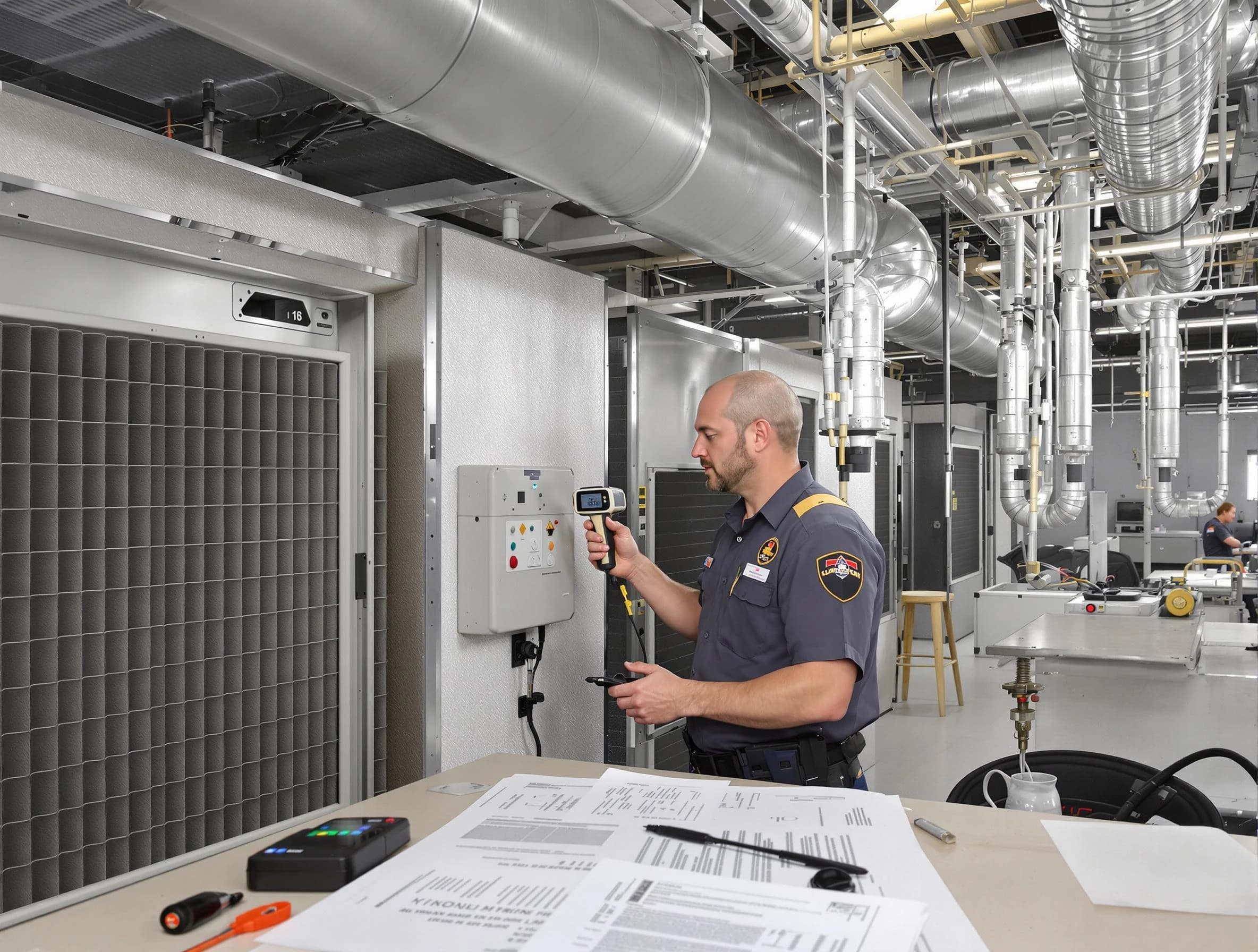 Professional filter system inspection by Parker Air Duct Cleaning in Parker