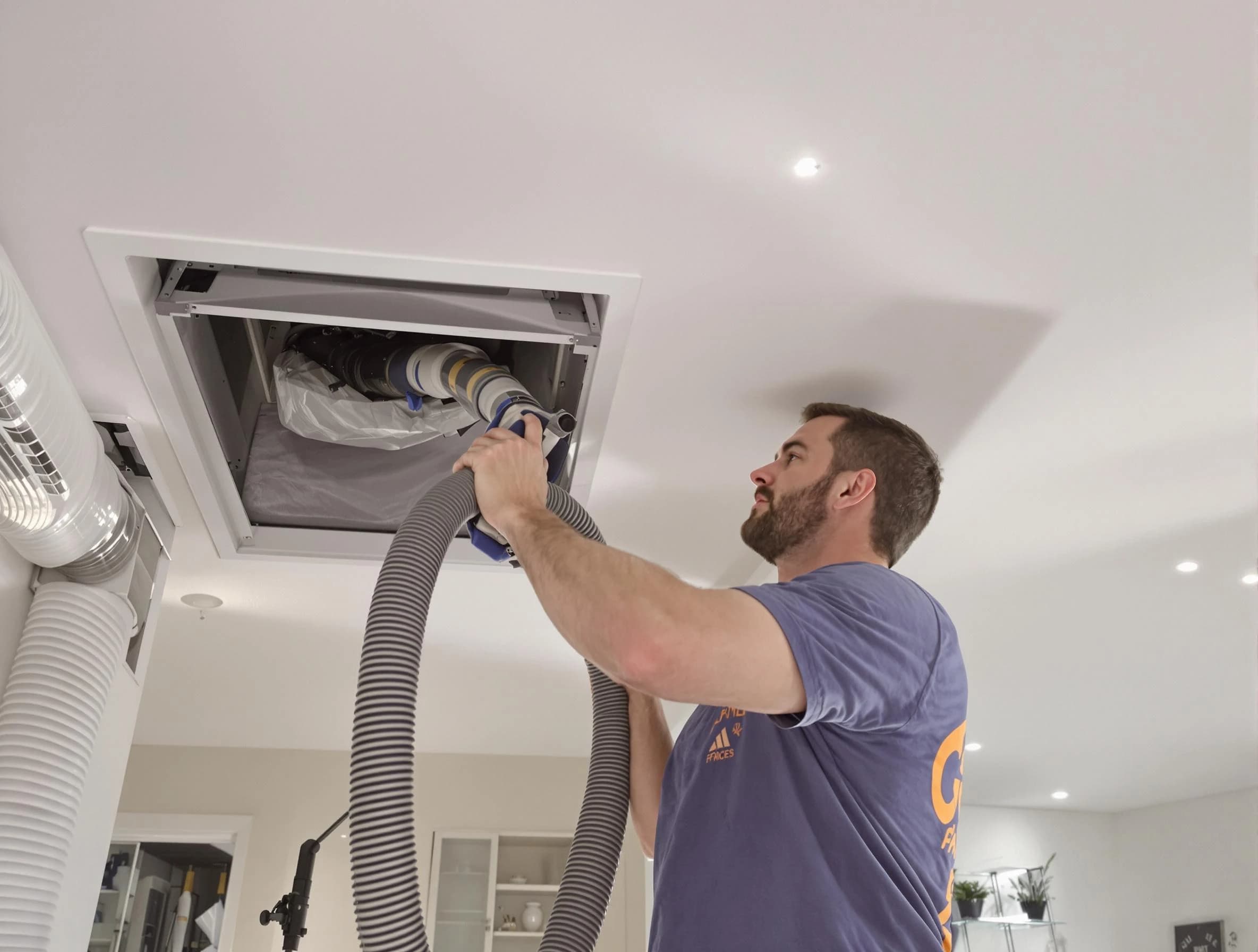 Precision indoor duct cleaning by Parker Air Duct Cleaning in Parker