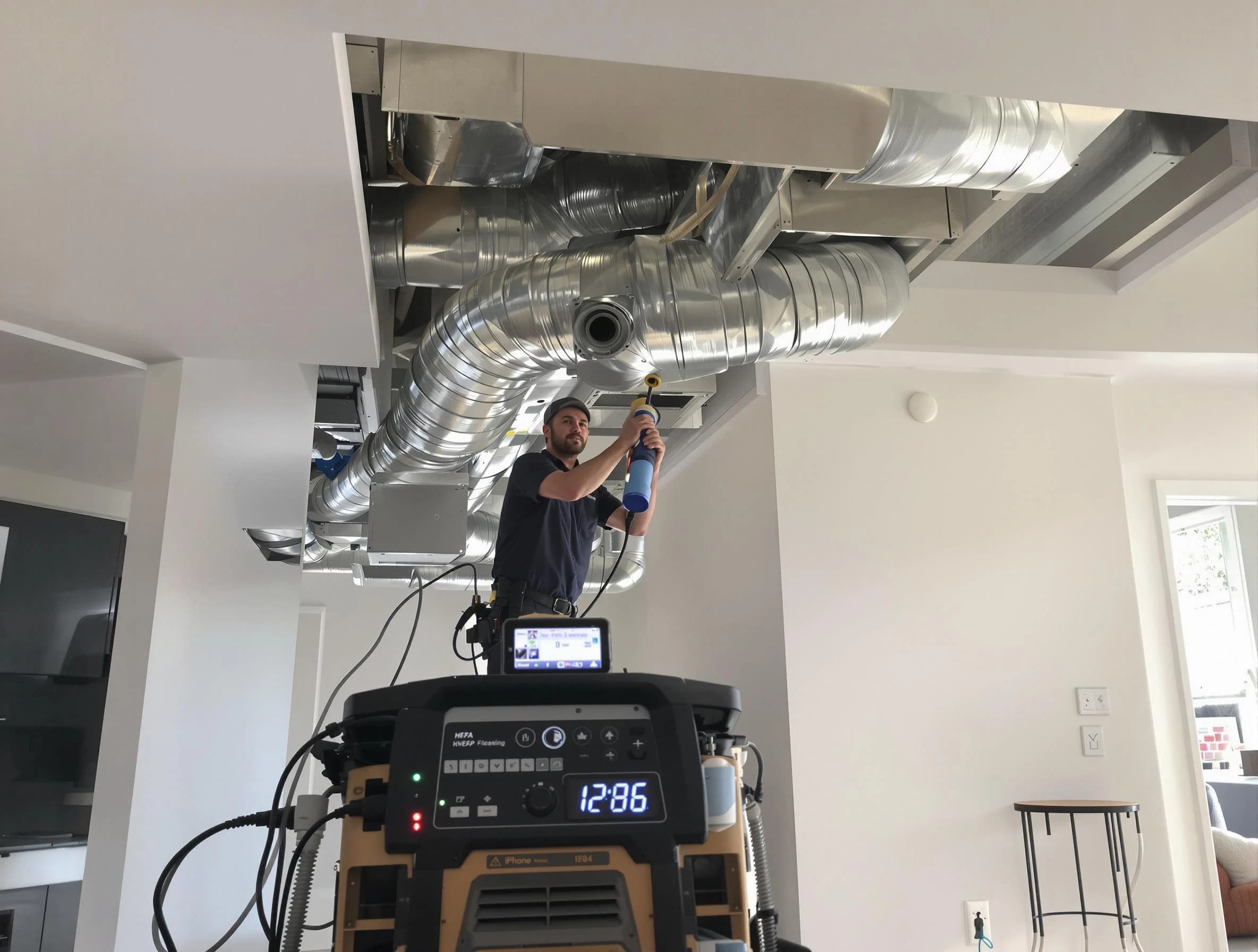 Advanced pure air duct cleaning by Parker Air Duct Cleaning in Parker