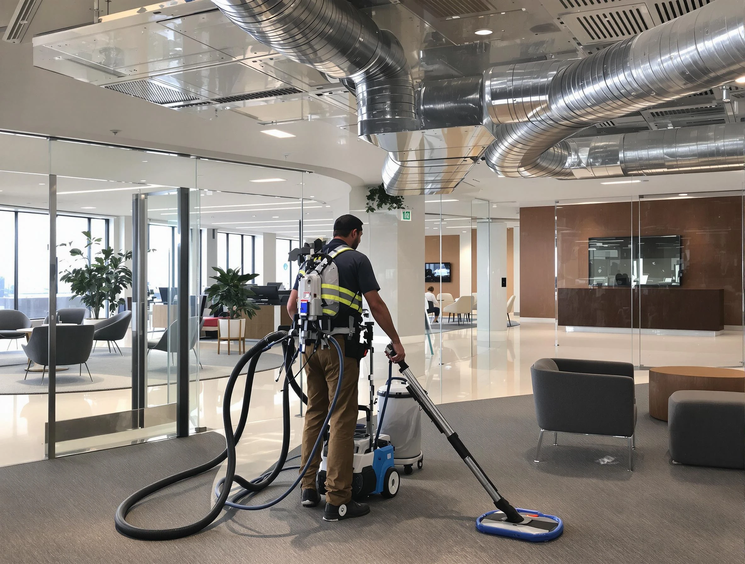 Commercial duct cleaning service by Parker Air Duct Cleaning in Parker