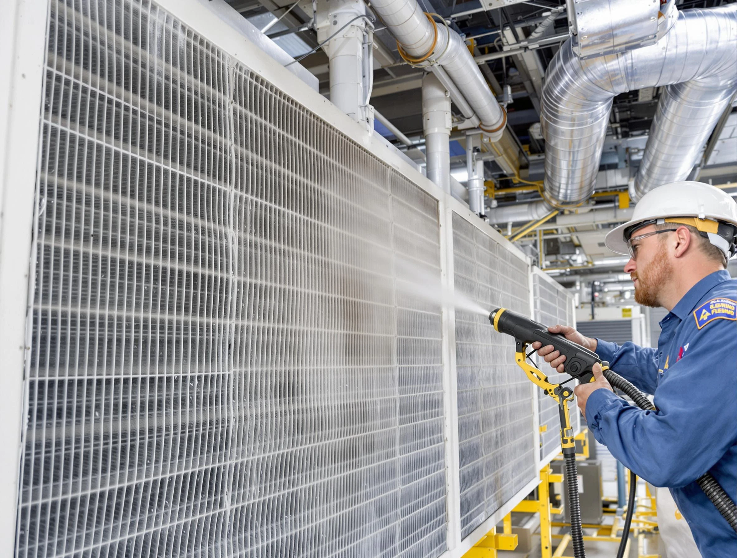 Professional commercial coil cleaning by Parker Air Duct Cleaning in Parker