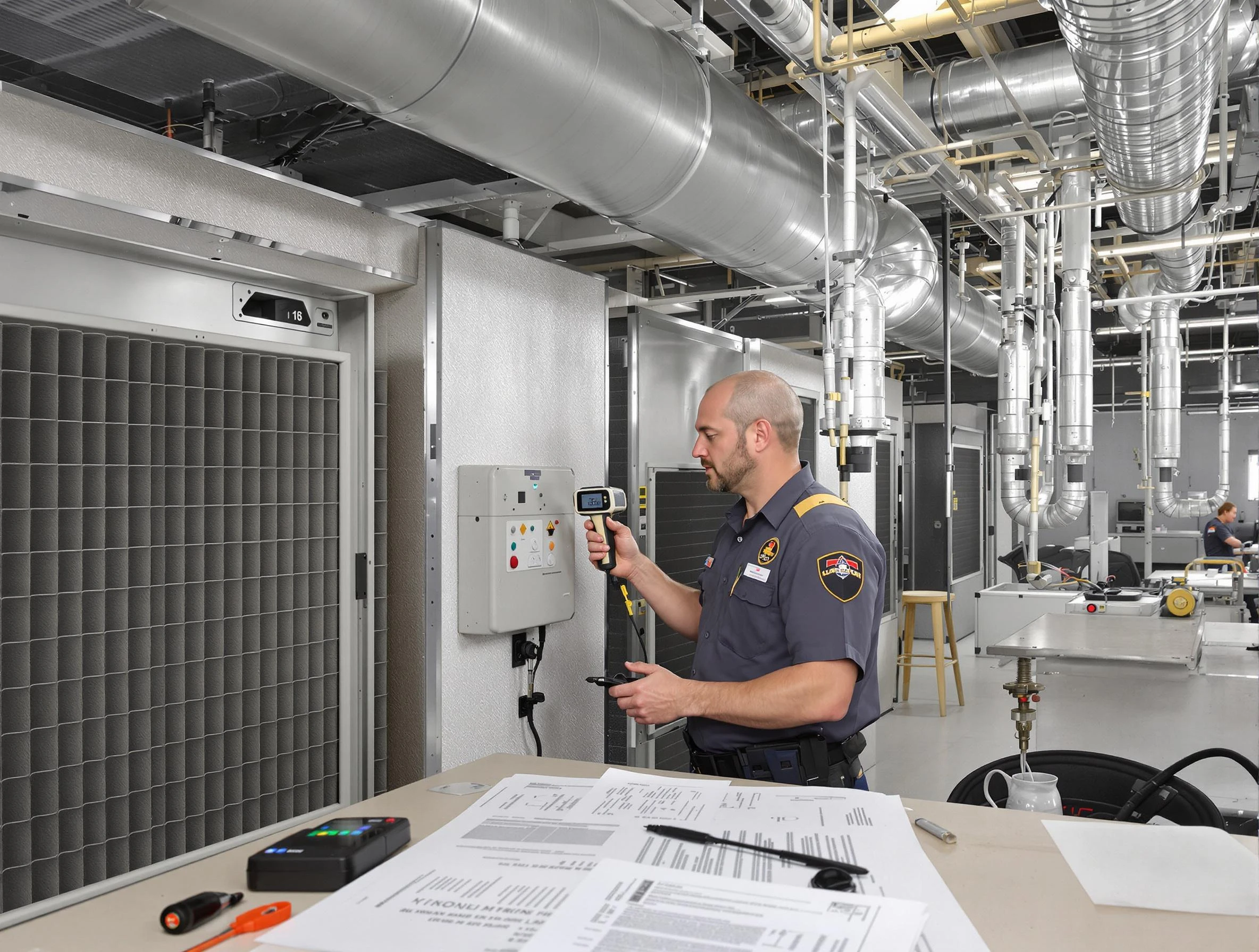 Professional filter system inspection by Parker Air Duct Cleaning in Parker