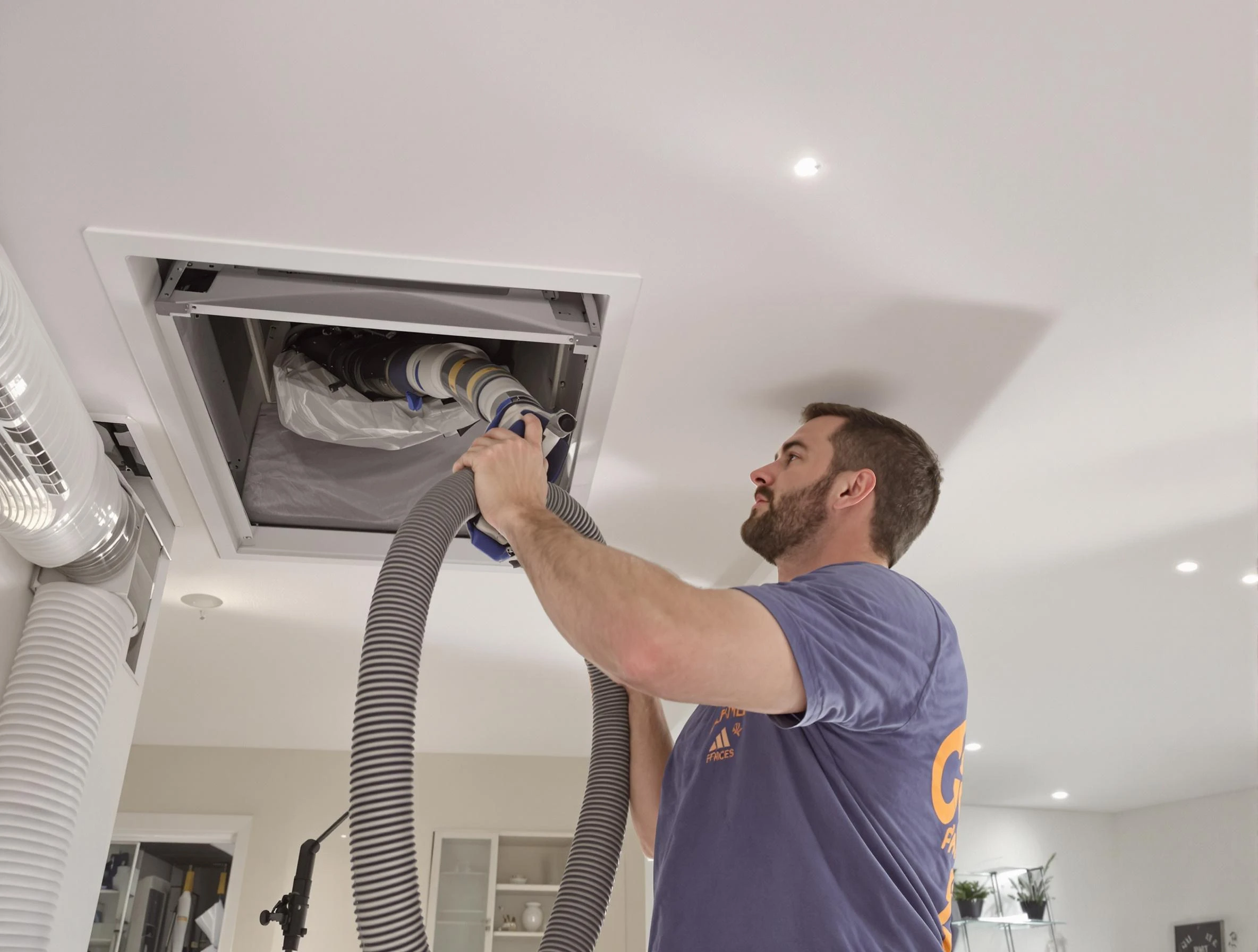Precision indoor duct cleaning by Parker Air Duct Cleaning in Parker